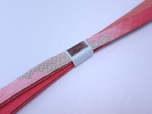 リサイクル　和装小物　帯締め　金糸　正絹　高麗組